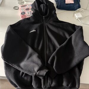 Black heavyweight oversized comfrt Hoodie